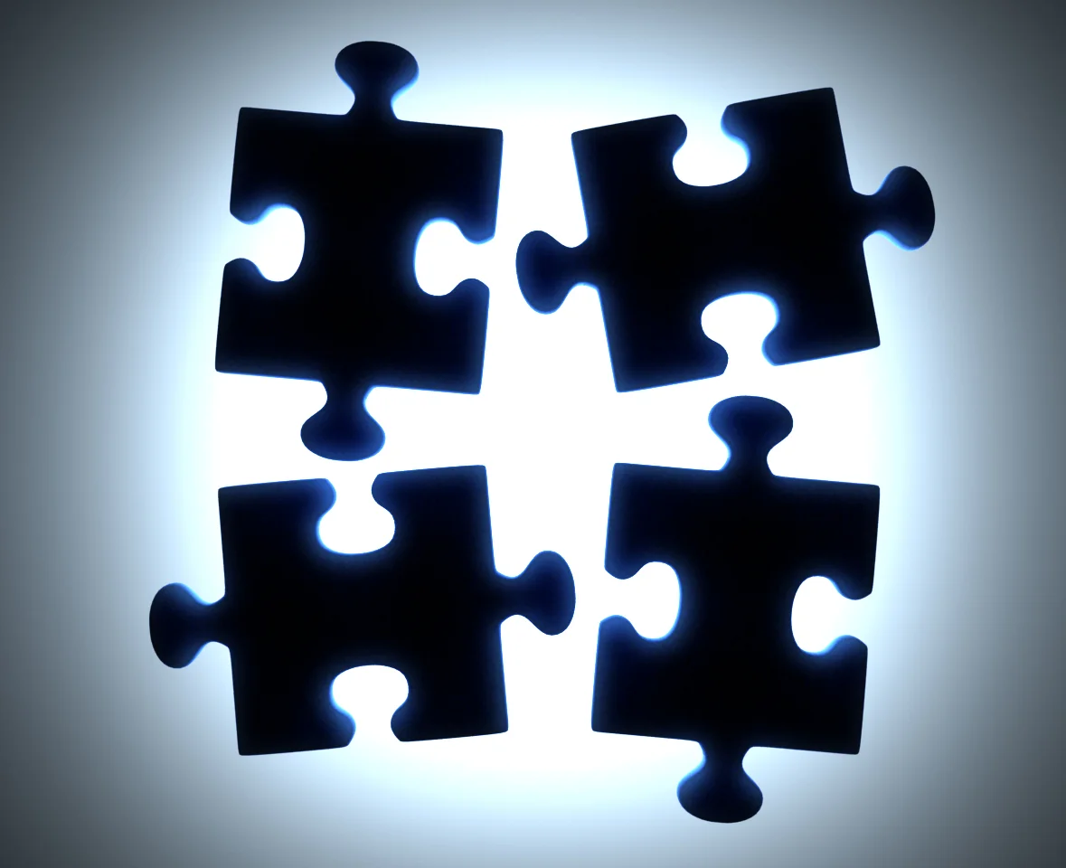 Black Puzzle Pieces